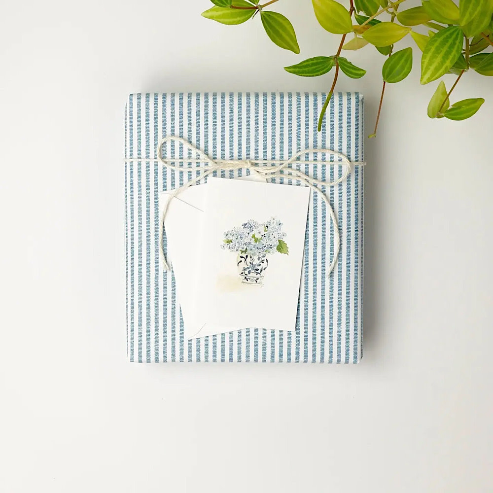 Emily Lex Studio Mini Notecard - Hydrangea Bouquet