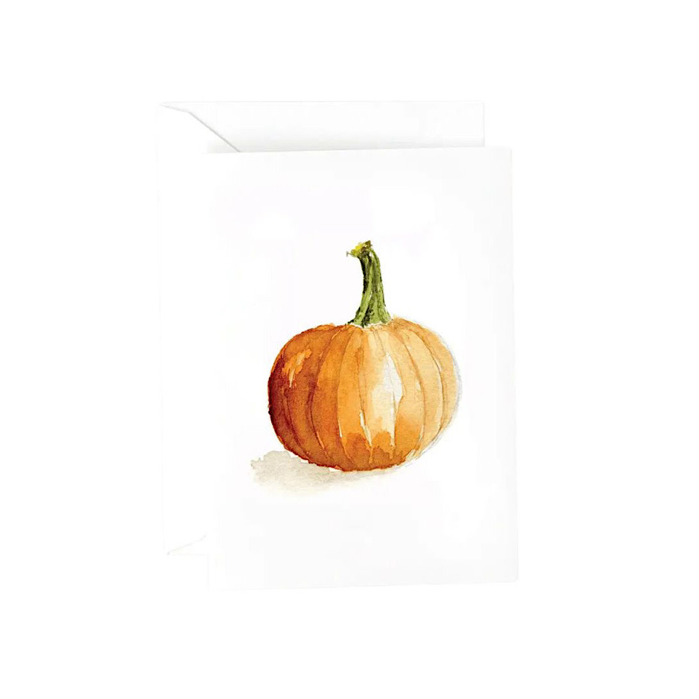Emily Lex Studio Emily Lex Studio Mini Notecard - Orange Pumpkin