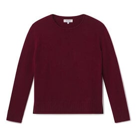 Pura Cashmere Cashmere Essential Crew - Barolo