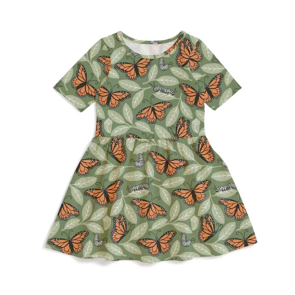 Winter Water Factory Winter Water Factory Alberta Dress - Monarchs