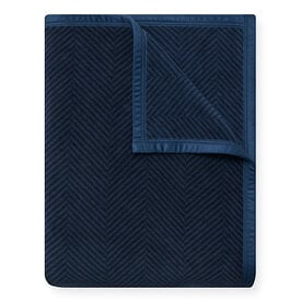 ChappyWrap ChappyWrap Original Blanket - Harborview Herringbone - Deep Sea