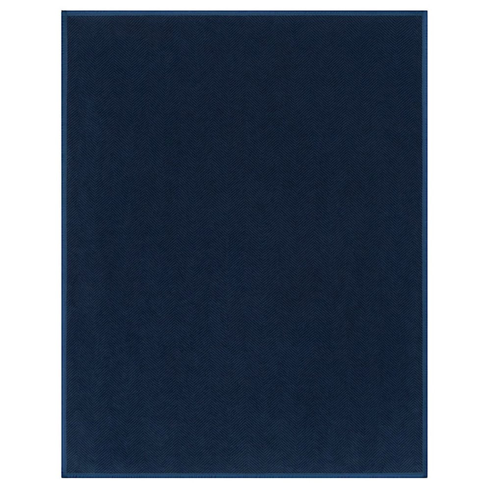ChappyWrap Original Blanket - Harborview Herringbone - Deep Sea