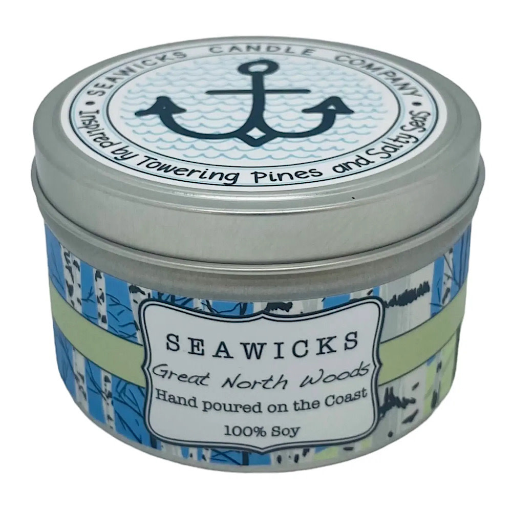 Seawicks Tin Candle - Great North Woods