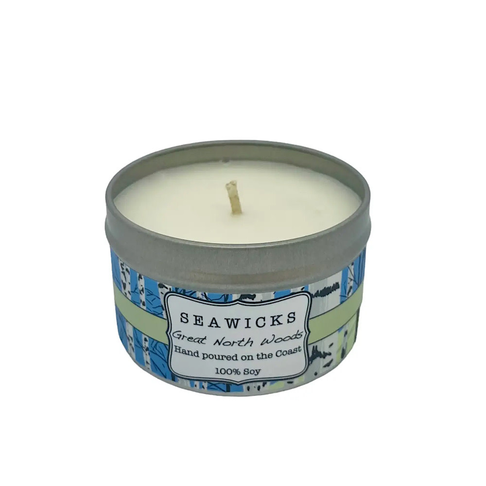 Seawicks Tin Candle - Great North Woods