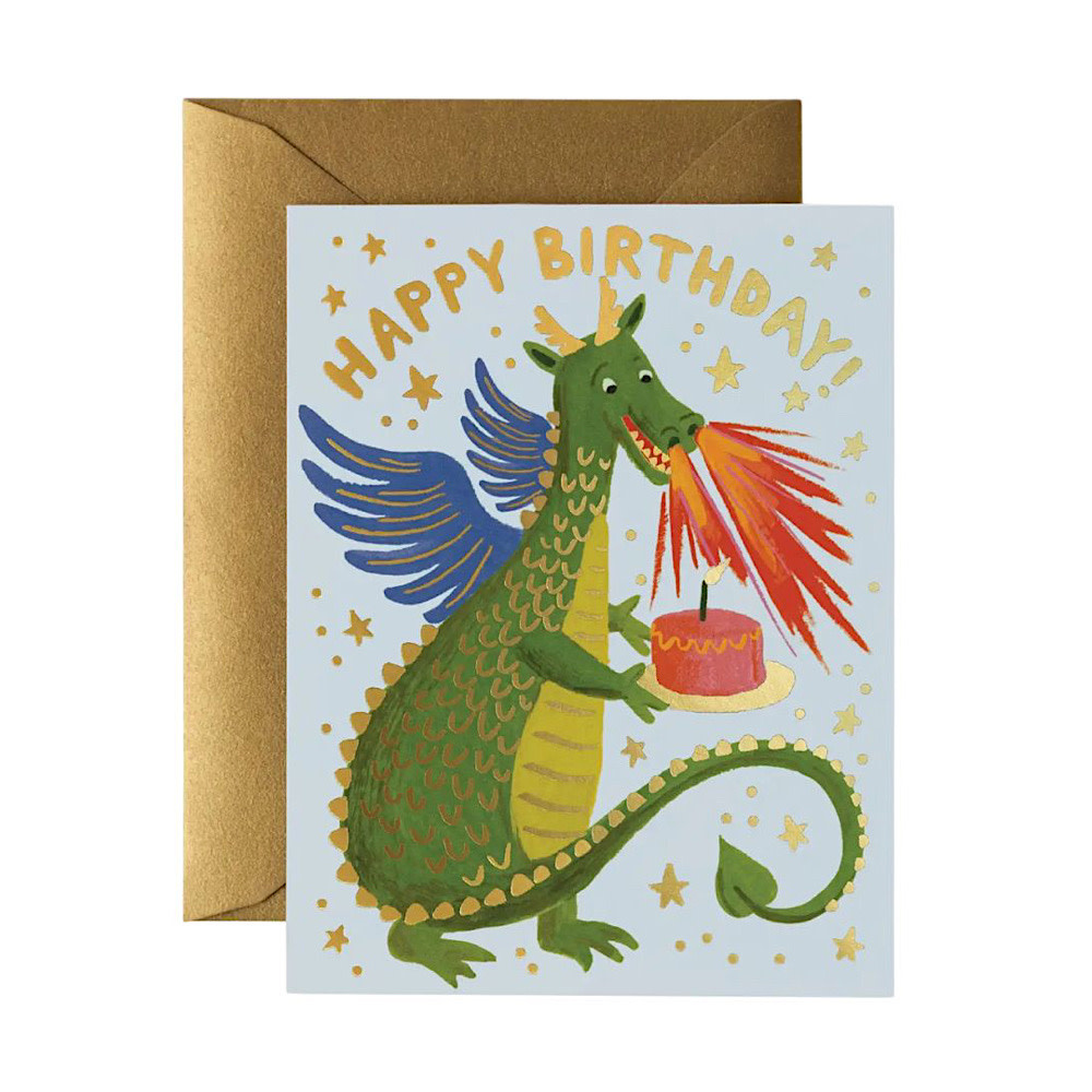 Rifle Paper Co. Dragon Birthday Card