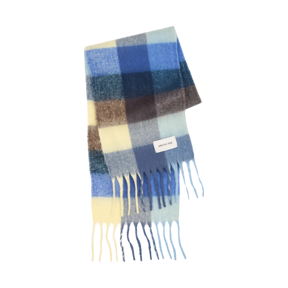  Reykjavik Recycled Bottle Scarf - Blue Yellow