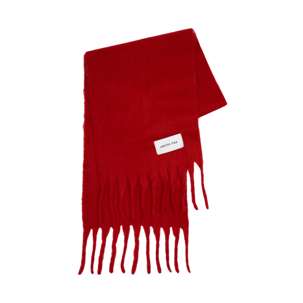  Stockholm Recycled Scarf - Crimson Red