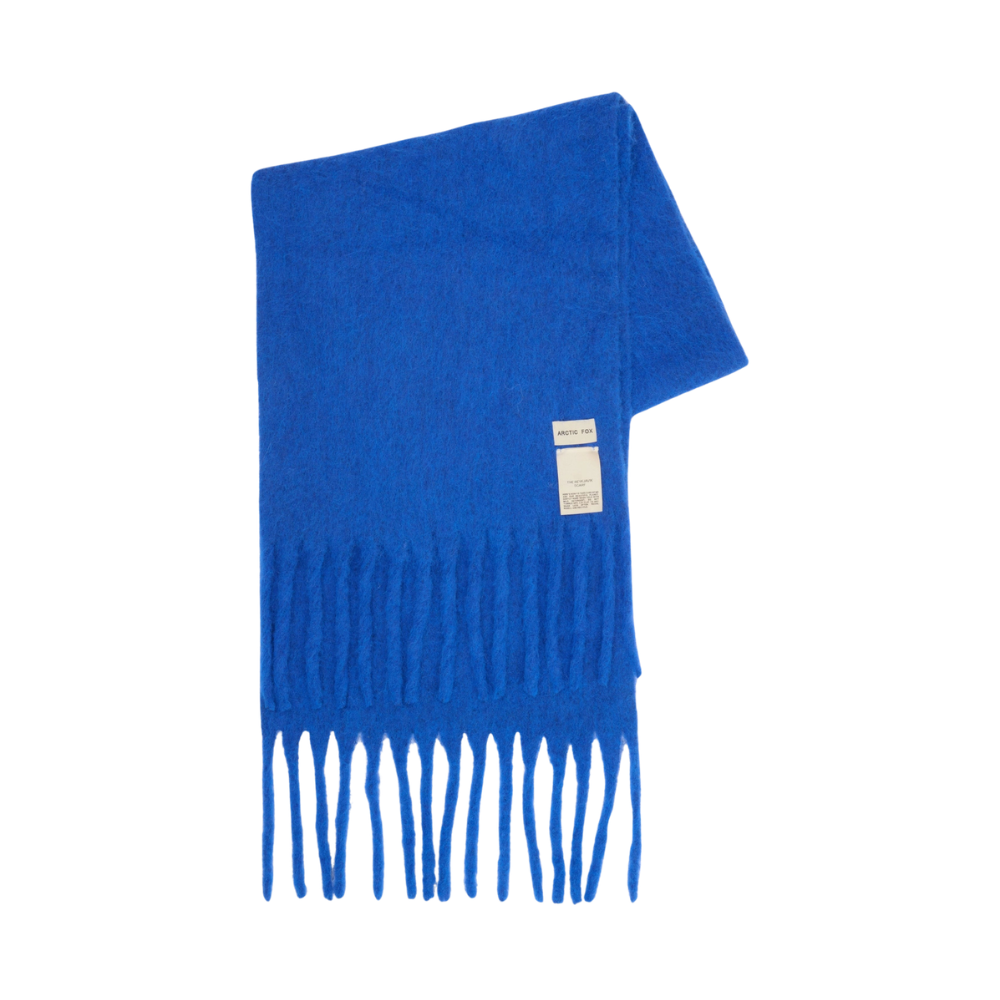  Reykjavik Merino Wool Scarf - Electric Blue