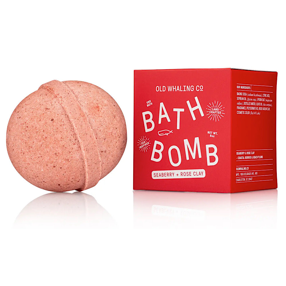 Old Whaling Co - Bath Bomb - Seaberry & Rose Clay