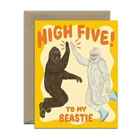 Yeppie Paper Yeppie Paper Card - Bigfoot and Yeti Congrats
