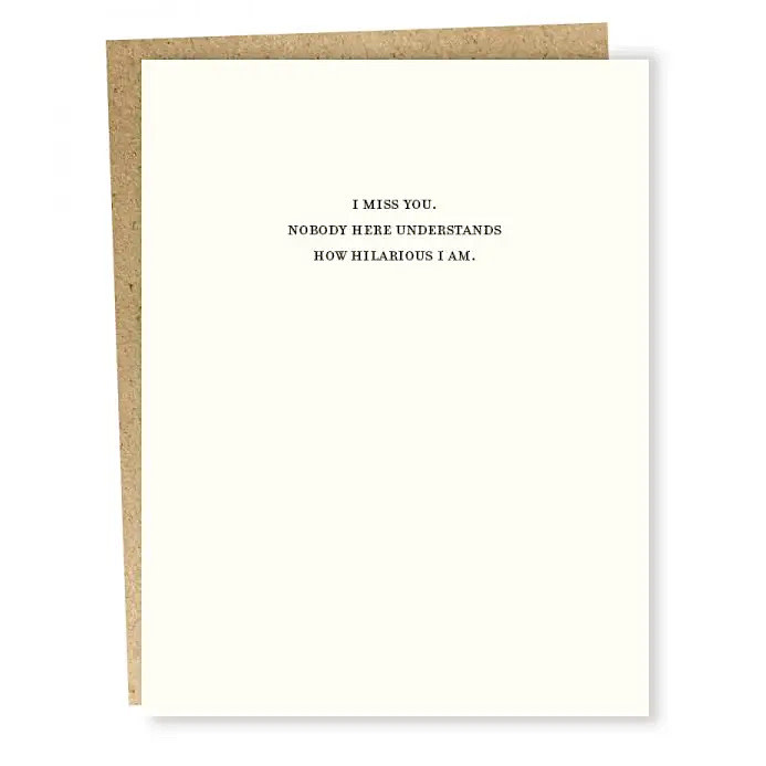 Sapling Press Card - Hilarious