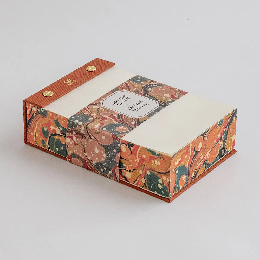 Roomytown Jotter Block - The Art of Marbling