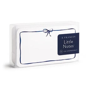 E Frances Paper E. Frances Little Notes - Navy Bow