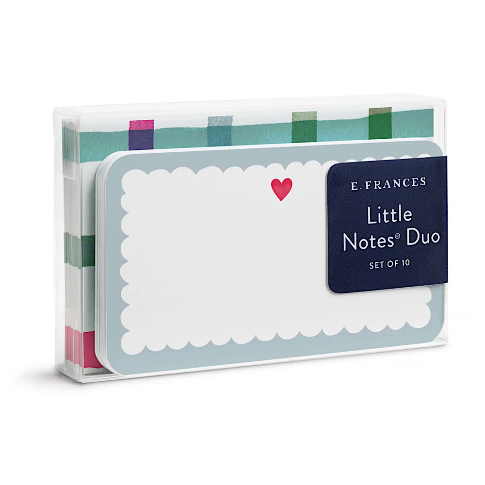 E. Frances Little Notes Duo Set - Scalloped Heart