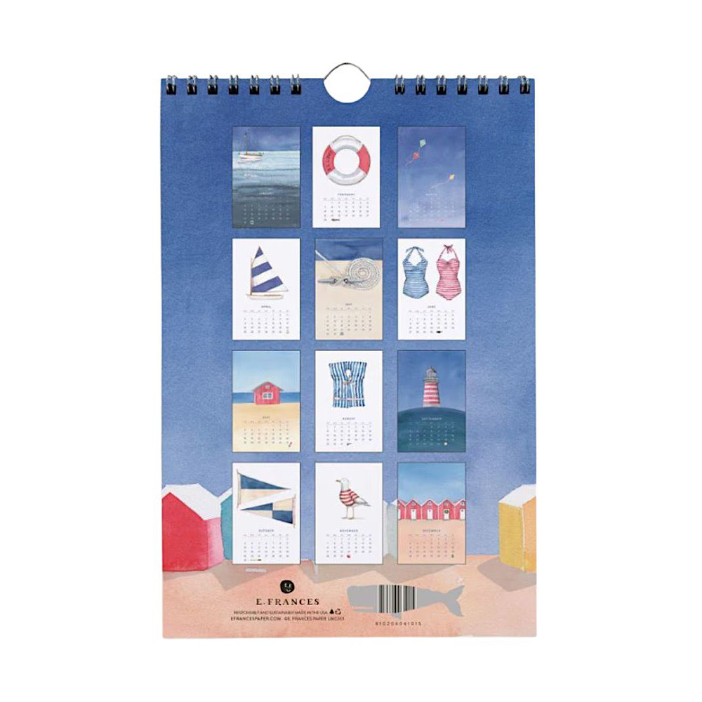 E. Frances 2027 Calendar - A Year By the Sea Wall