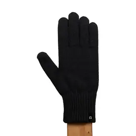 Upstate Stock Upstate Stock Merino Wool Full Finger Glove - Black