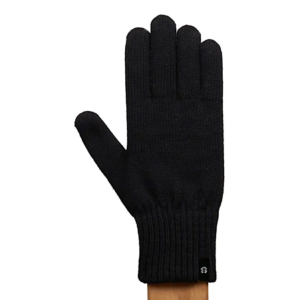 Upstate Stock Merino Wool Full Finger Glove - Black
