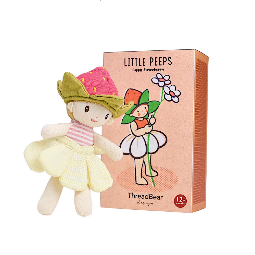  Threadbear Little Peeps - Poppy Strawberry