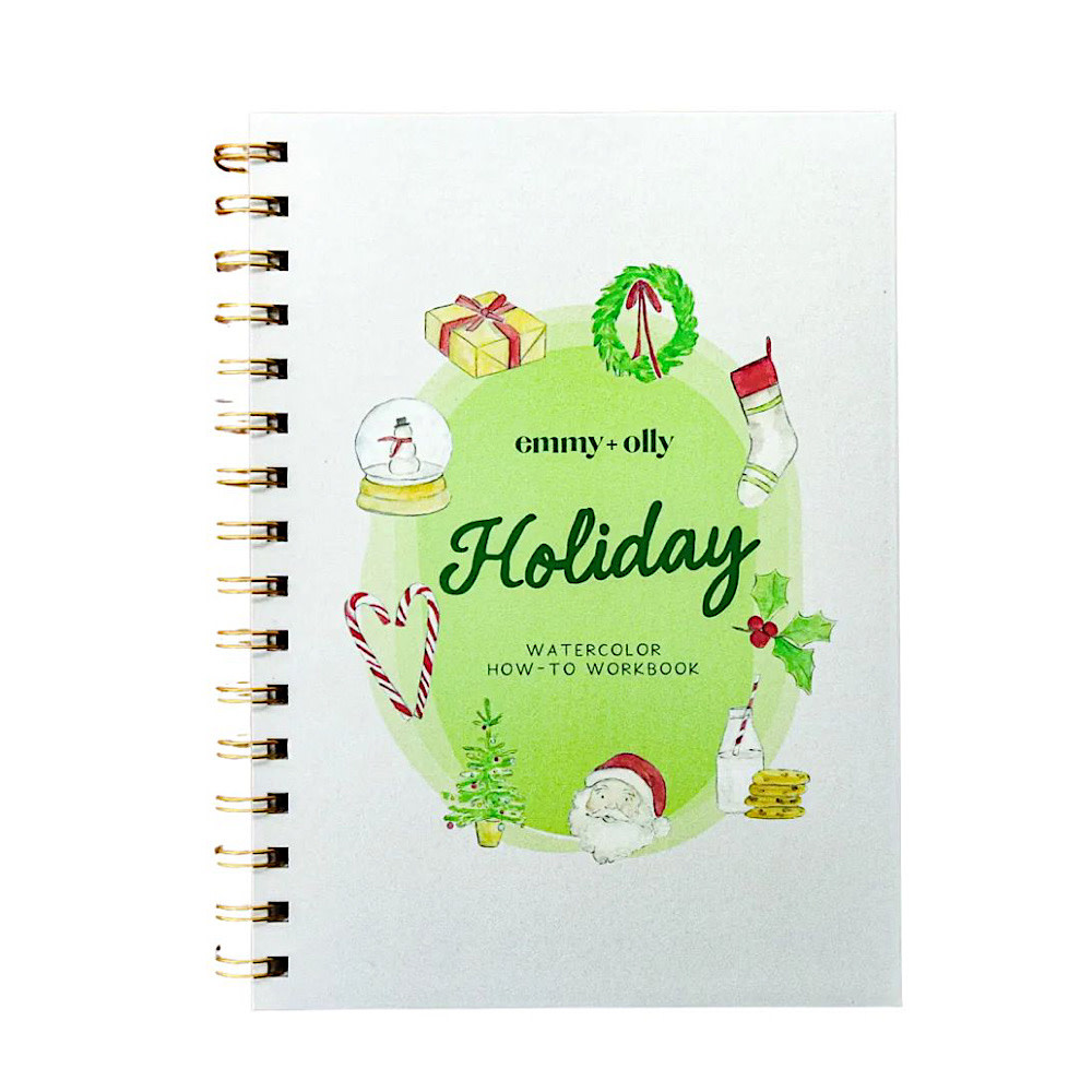 Emmy + Olly Watercolor Workbook - Holiday