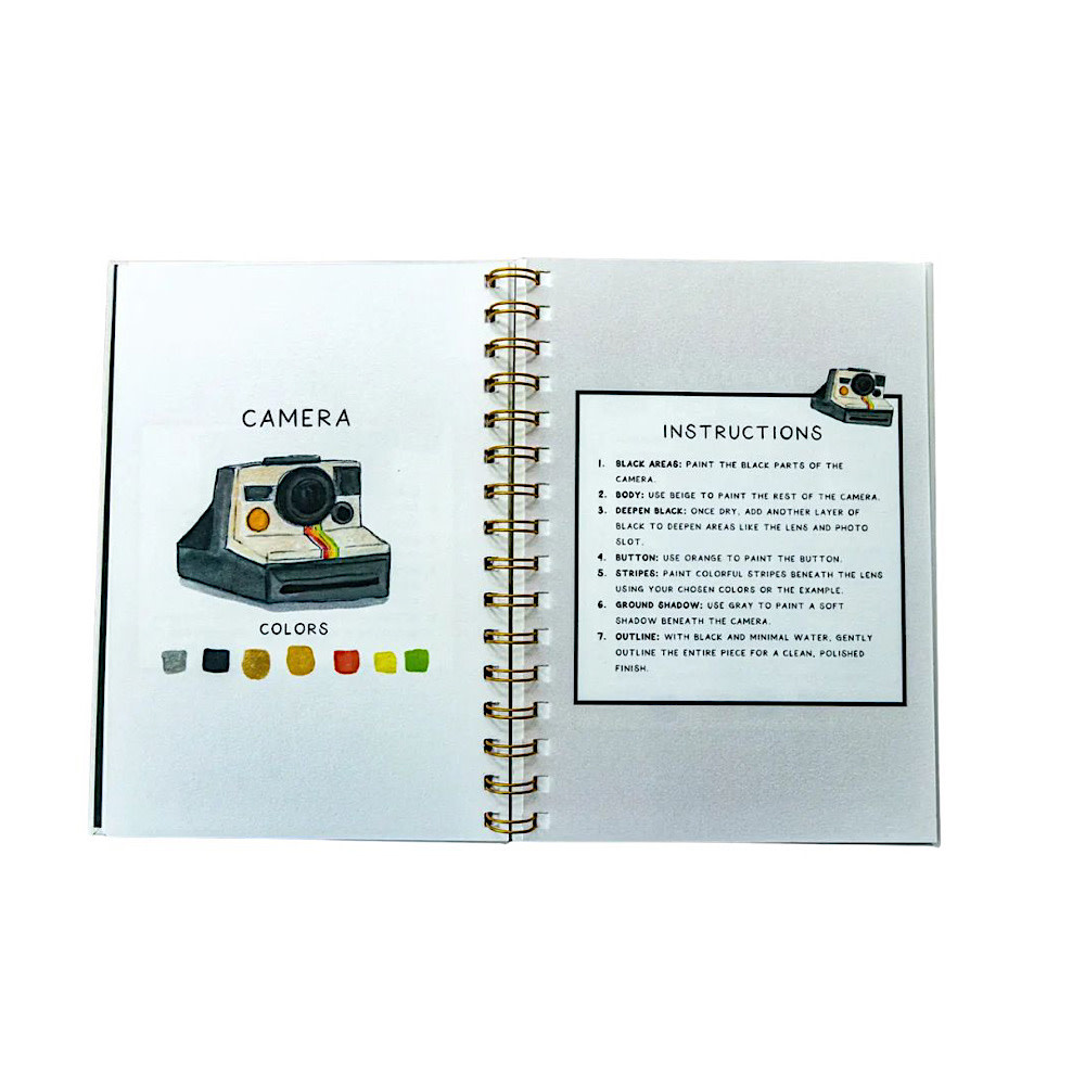 Emmy + Olly Watercolor Workbook - Tiny Objects