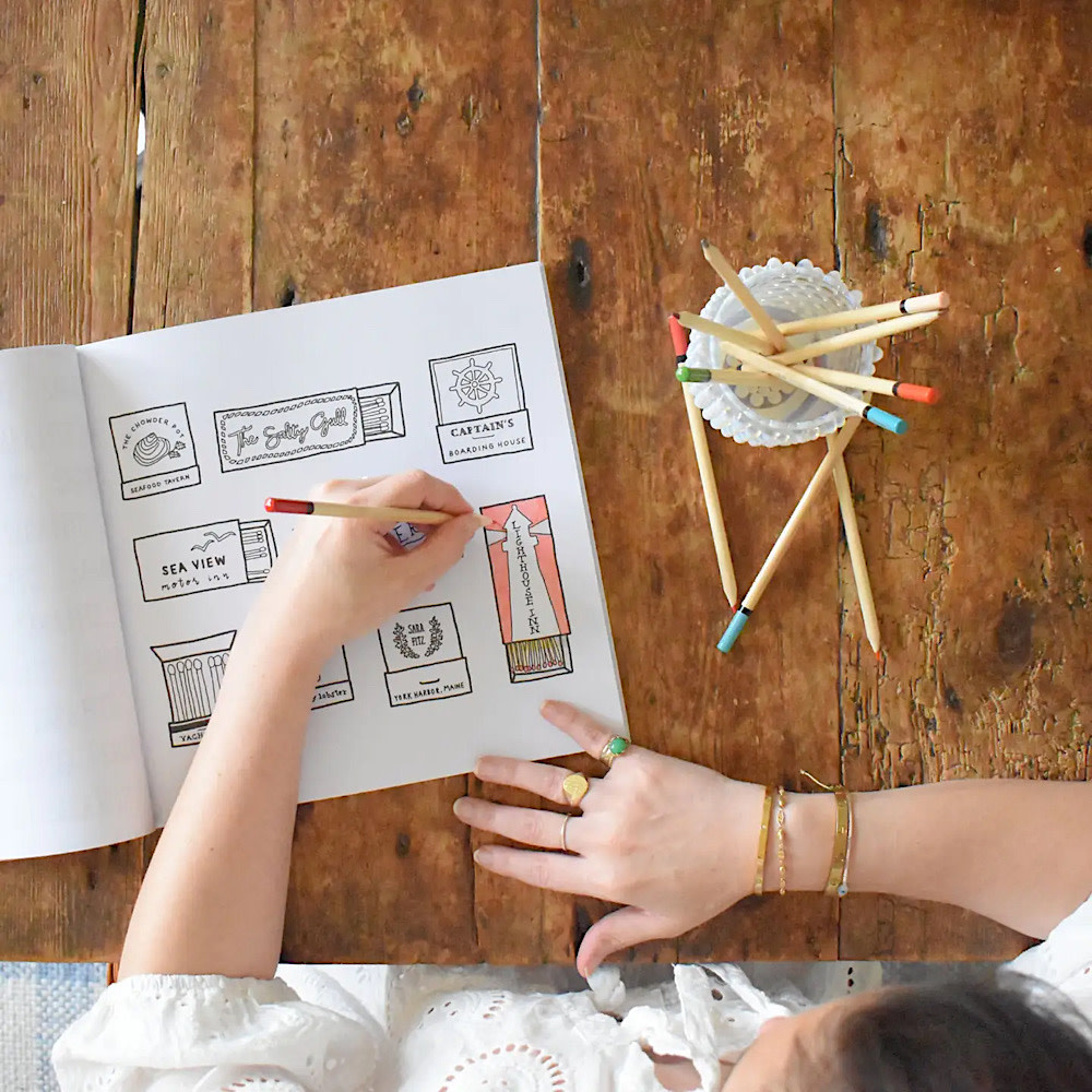 Sara Fitz Coloring Book - Seaside