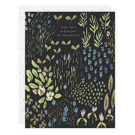 Seedlings Seedlings - Abundant Garden Birthday Card