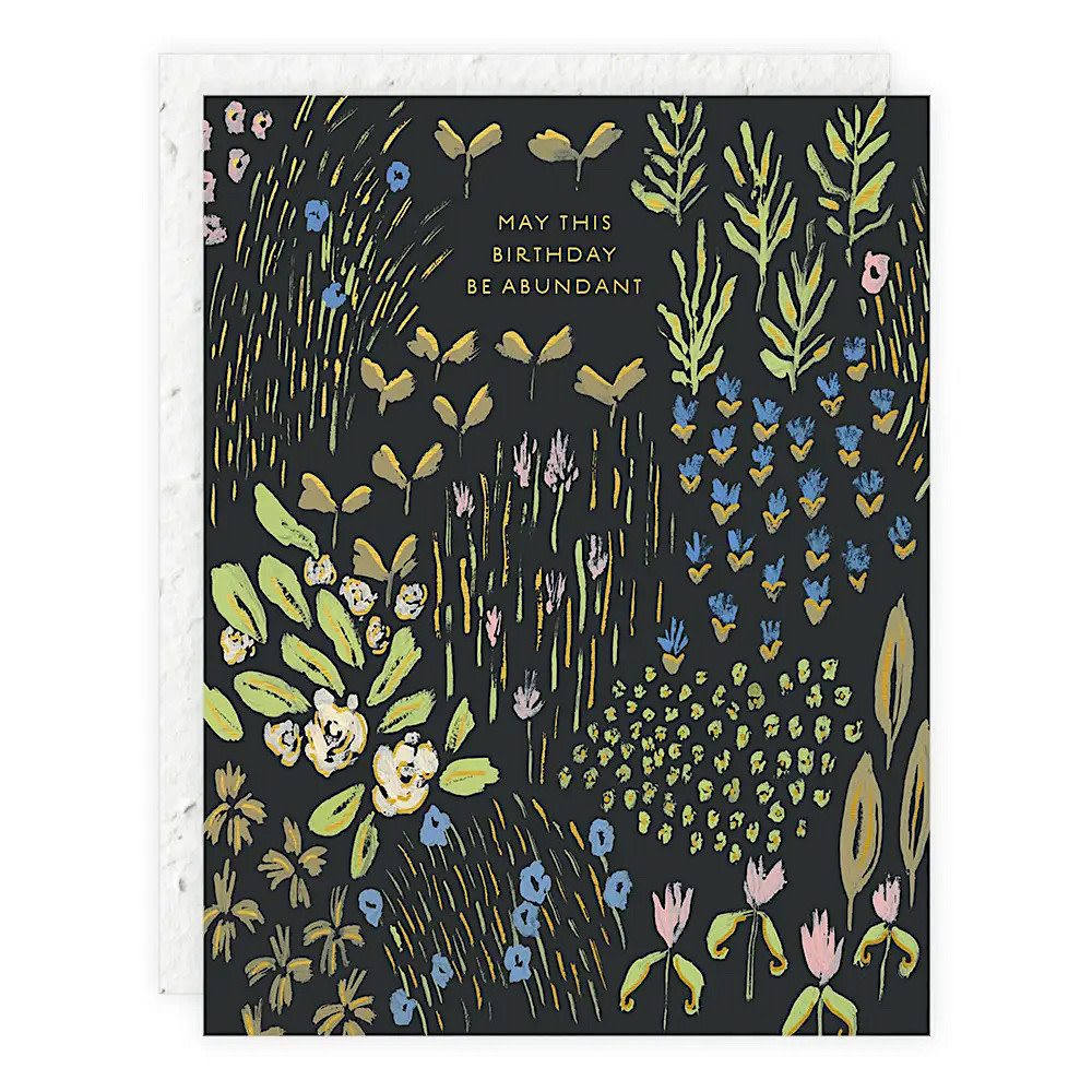 Seedlings - Abundant Garden Birthday Card