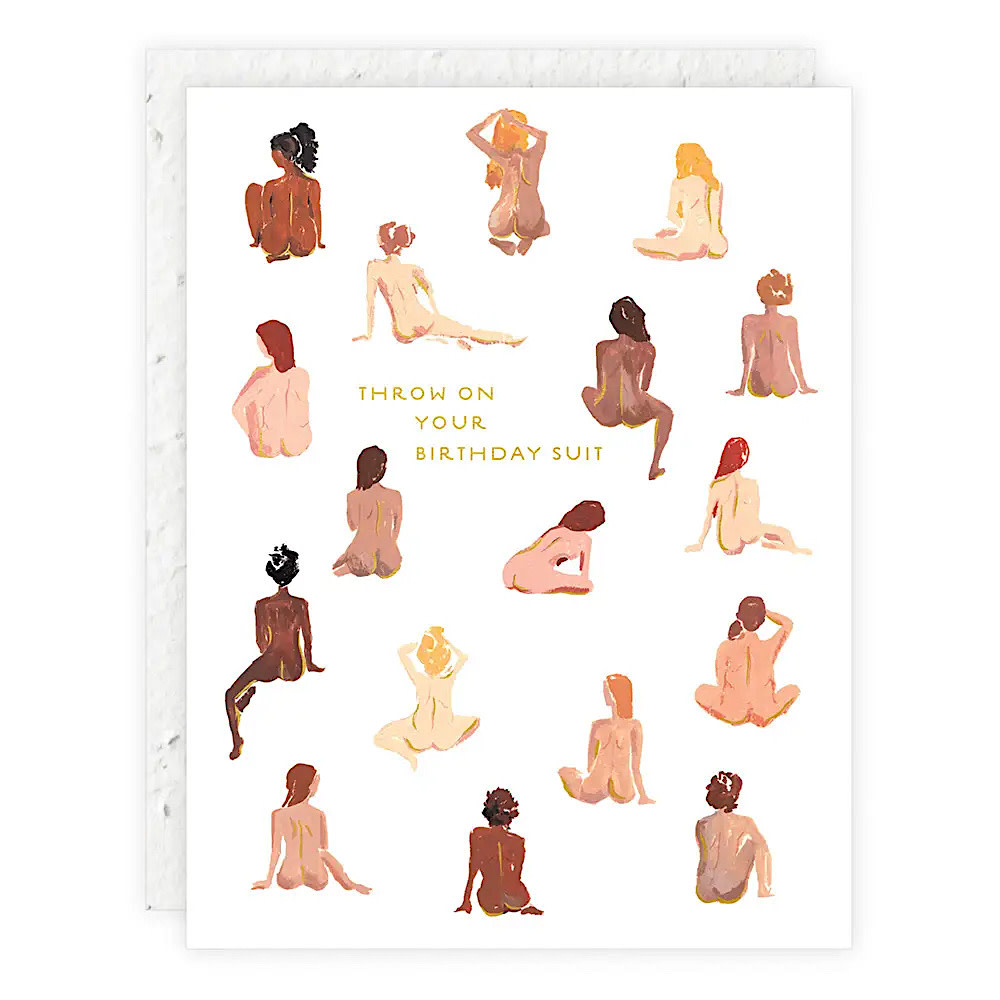 Seedlings - Birthday Suit Card