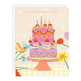 Seedlings Seedlings - Cherry Cake Birthday Card