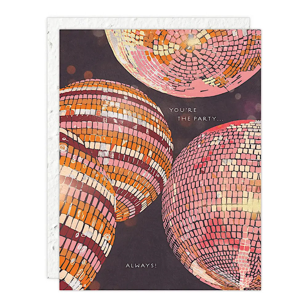 Seedlings Seedlings - Disco Birthday Party Card