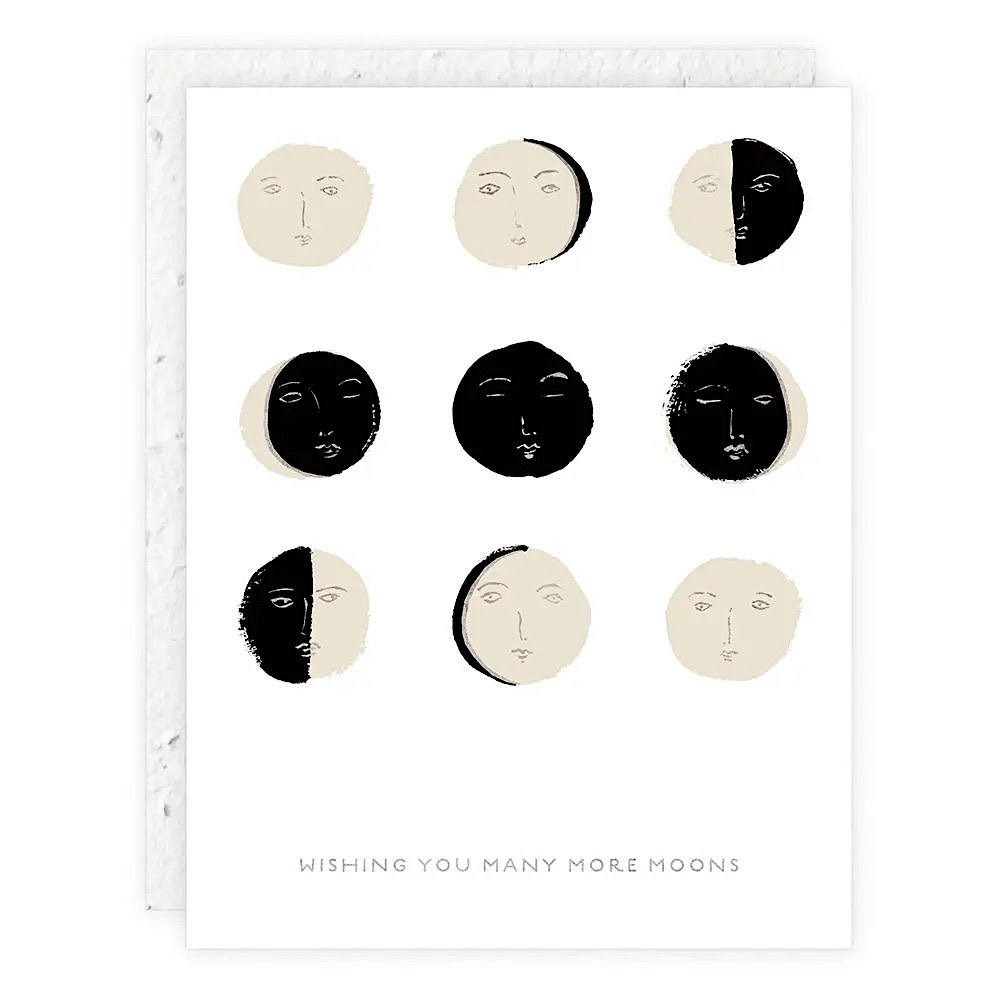 Seedlings - Many Moons Birthday Card