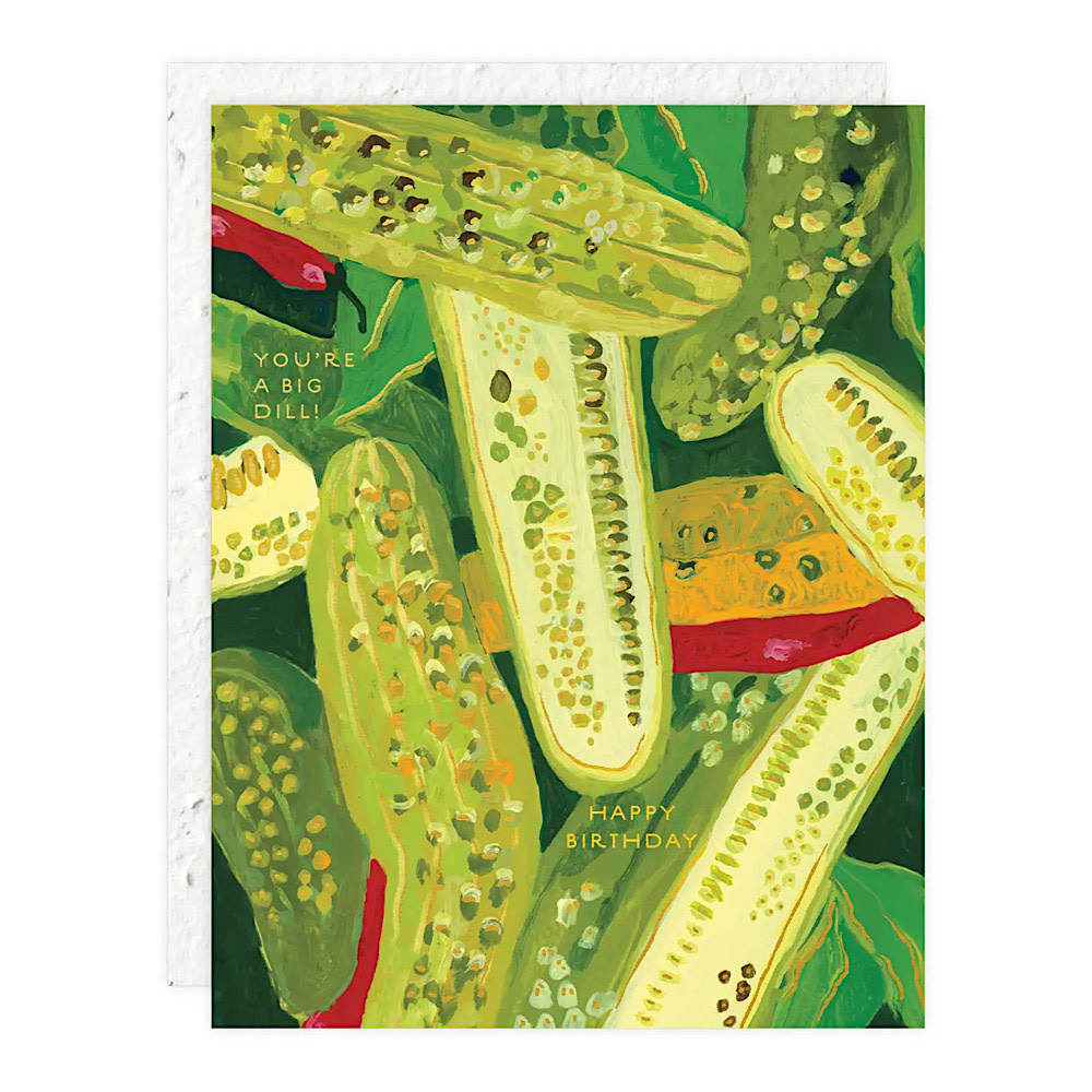 Seedlings - Pickles Birthday Card