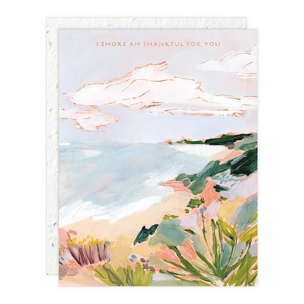 Seedlings Seedlings - Shore Am Thankful Card