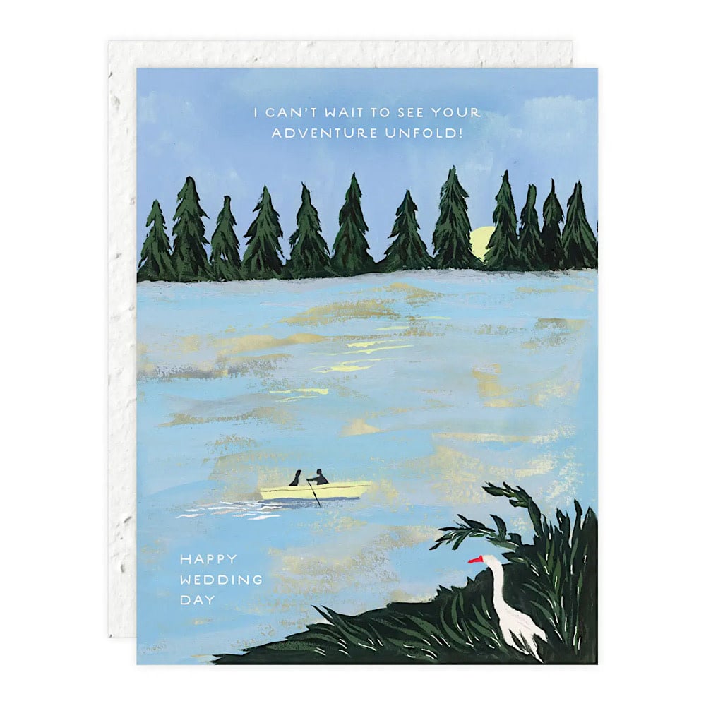 Seedlings Seedlings - The Adventure of Us Wedding Card