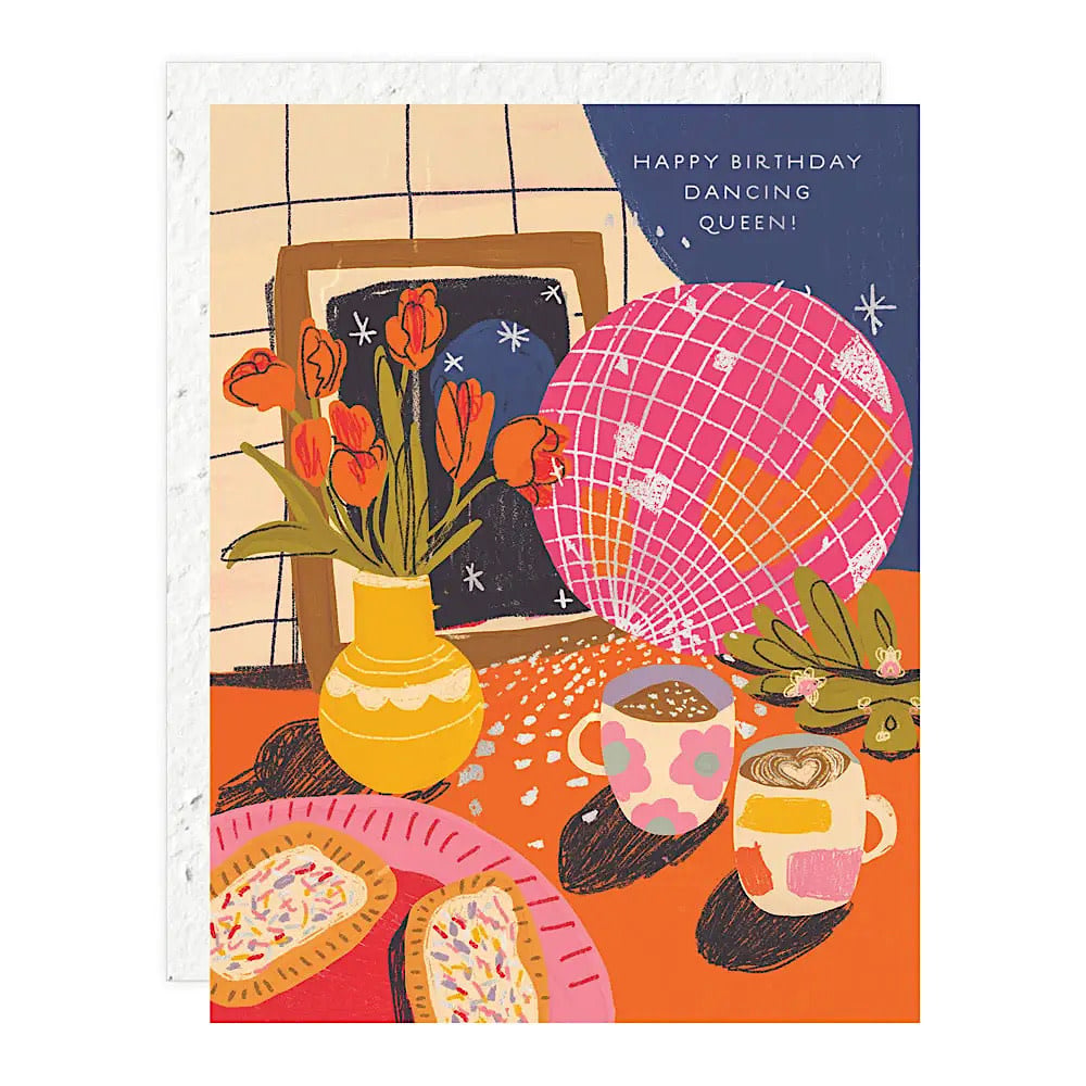 Seedlings Seedlings - Disco Dancing Queen Birthday Card