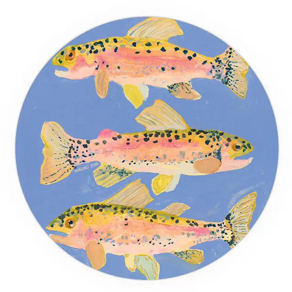 Seedlings Seedlings Coaster - Three Fish
