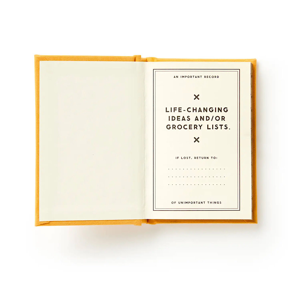A Tiny Diary For Tiny Thoughts Hardcover Journal