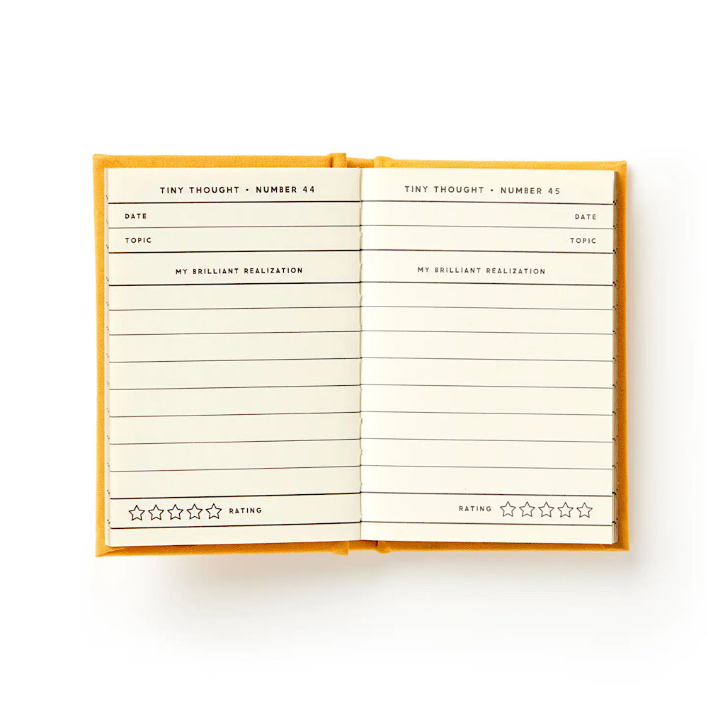 A Tiny Diary For Tiny Thoughts Hardcover Journal