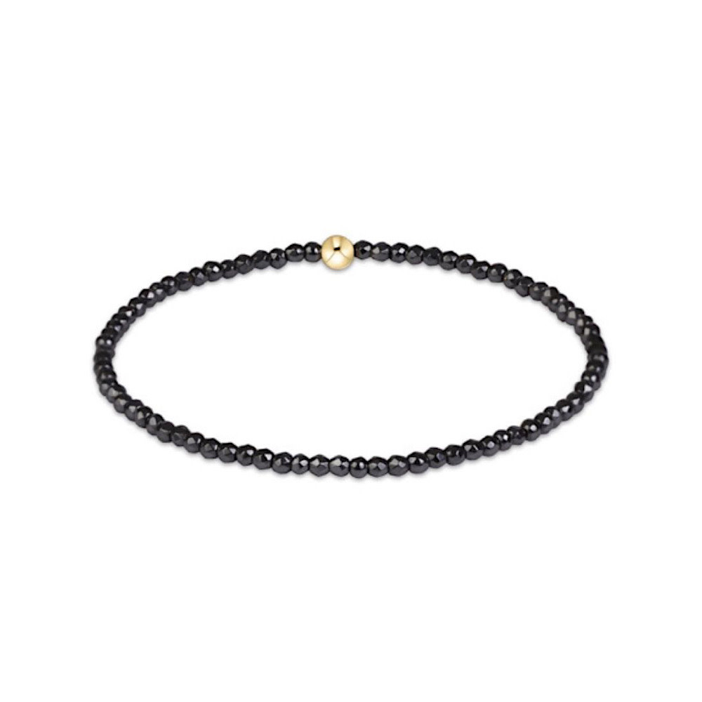 ENewton ENewton Classic Gemstone Bracelet -  Faceted Hematite 2mm
