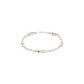 ENewton ENewton Hope Purpose Pearl Beaded Bracelet - Milkshake