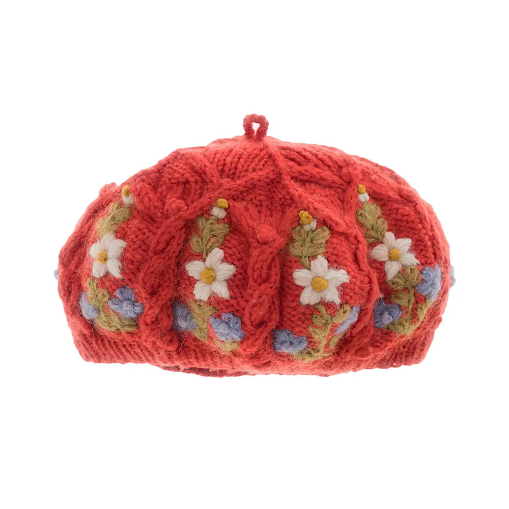 French Knot French Knot - Eleanor Beret - Red