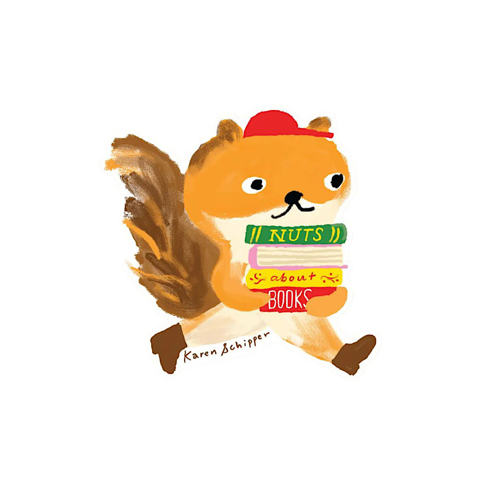 Karen Schipper Karen Schipper Sticker - Nuts About Books