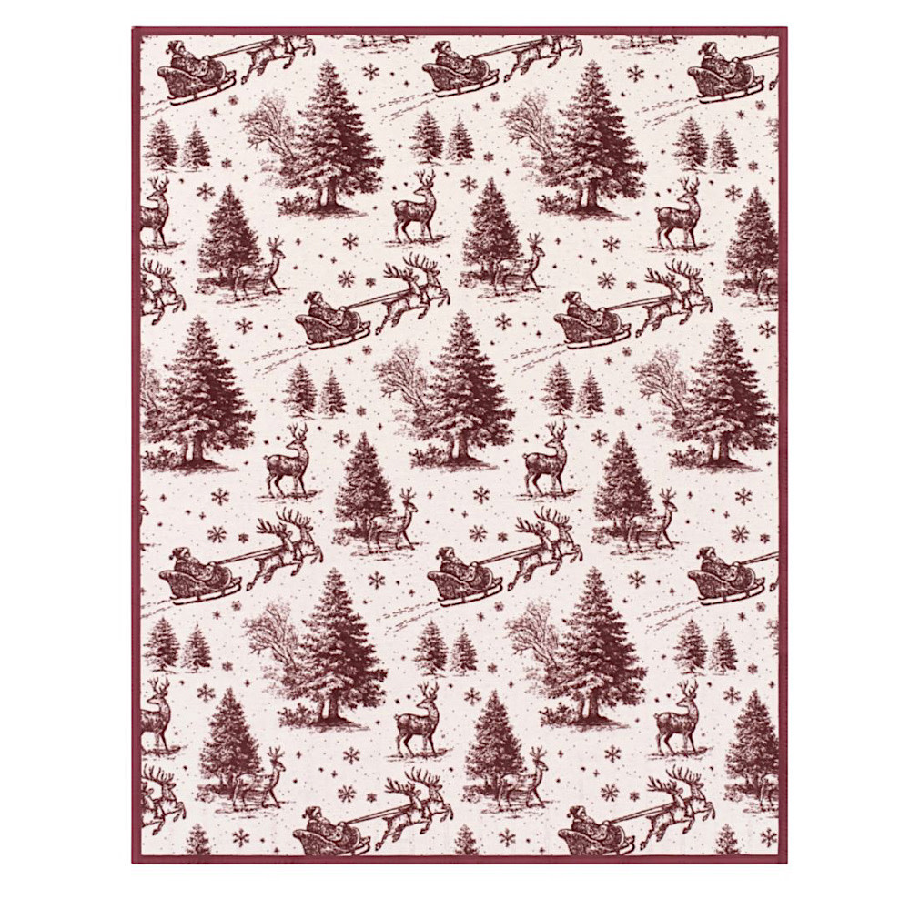 ChappyWrap Original Blanket - Santa Toile