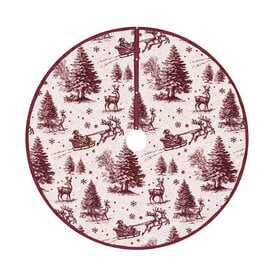 ChappyWrap ChappyWrap Tree Skirt - Santa Toile