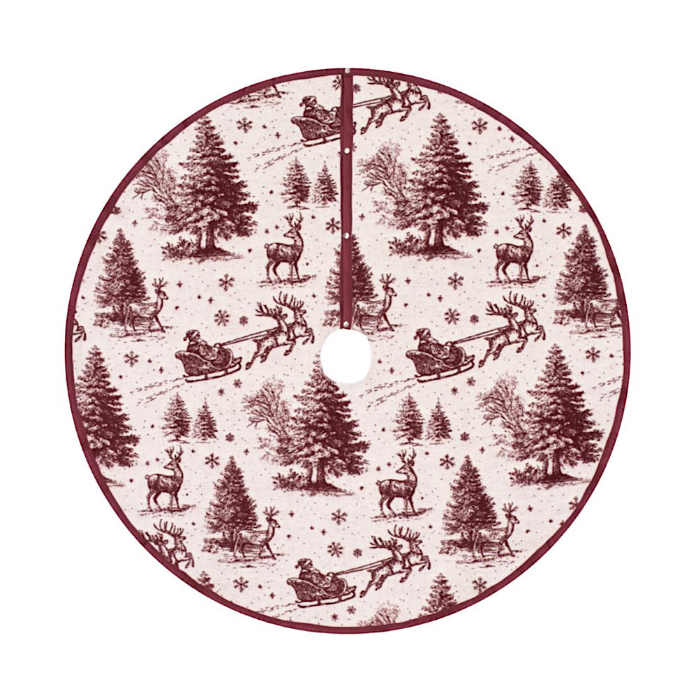 ChappyWrap ChappyWrap Tree Skirt - Santa Toile
