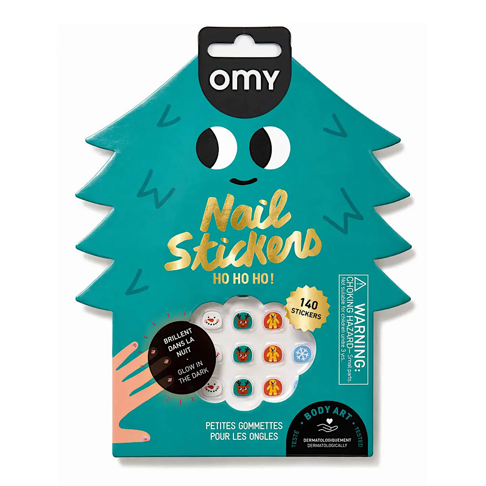 OMY 140 Nail Stickers - Hohoho