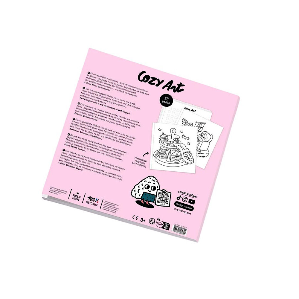 OMY Cozy Art Coloring Book - Kawaii