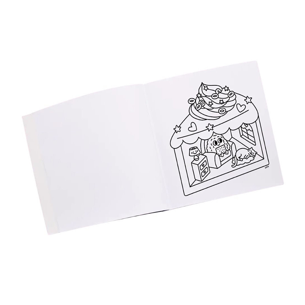 OMY Cozy Art Coloring Book - Kawaii