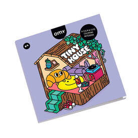 OMY OMY Cozy Art Coloring Book - Tiny House