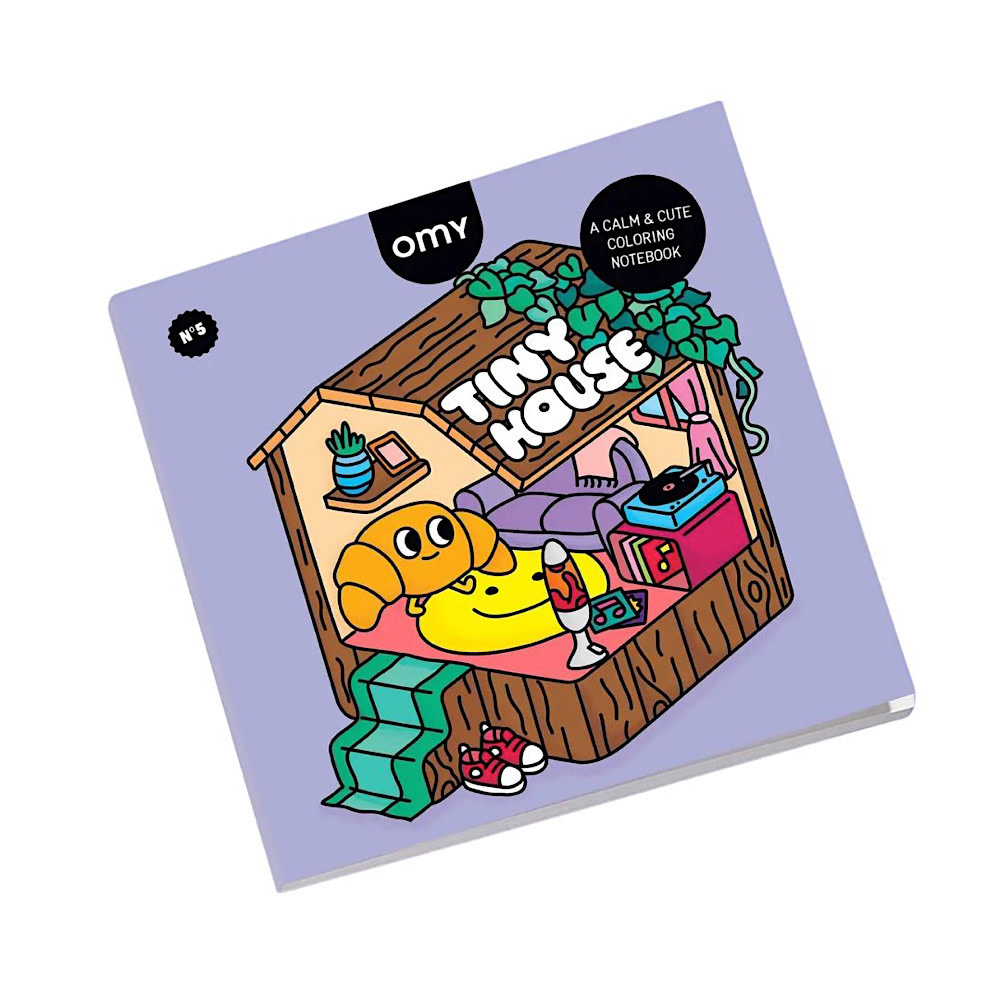 OMY Cozy Art Coloring Book - Tiny House